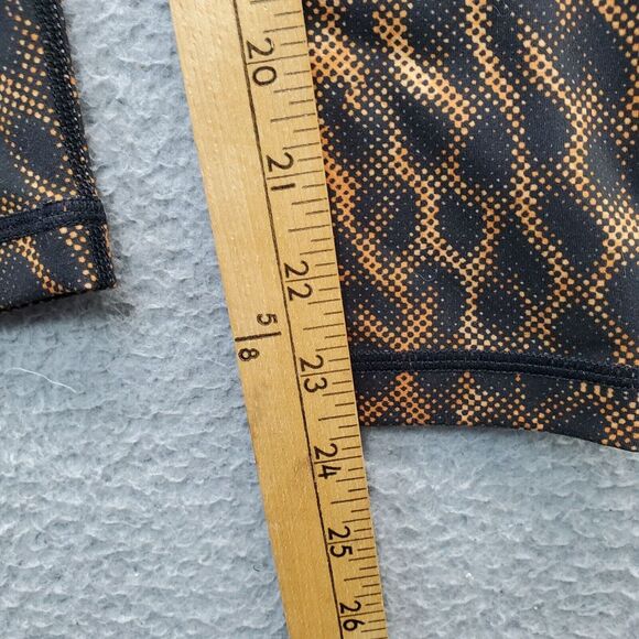 Yogalicious Lux Activewear Leggings Women XS Multi Leopard Print Stretch Pull On - Picture 4 of 6